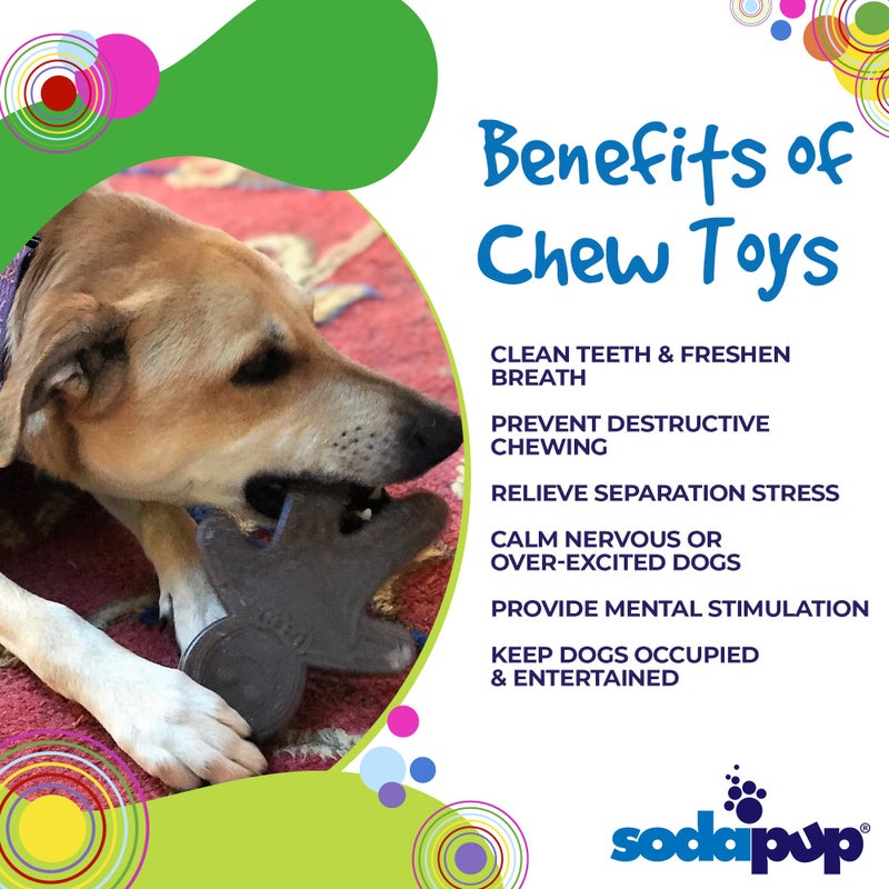 SodaPup Gingerbread Man â€“ Durable Dog Chew Toy Made in USA from Non-Toxic, Pet Safe, Food Safe Nylon Material for Mental Stimulation, Clean Teeth, Fresh Breath, Problem Chewing, Calm Nerves, & More - Image 4